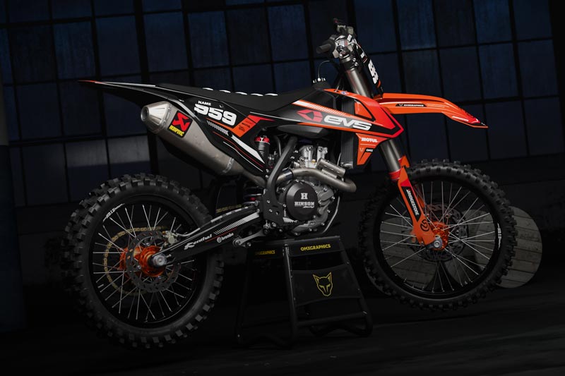 KTM Dirt Bike Graphics