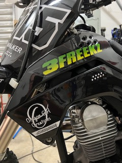 2009 Kawasaki KLX140 Mx graphics 1