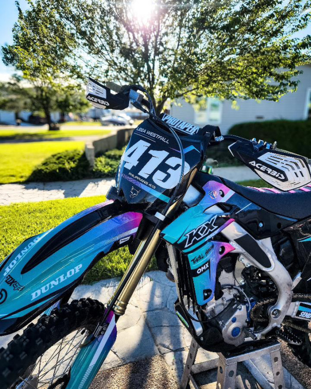 custom dirt bike graphics to match your racing identity