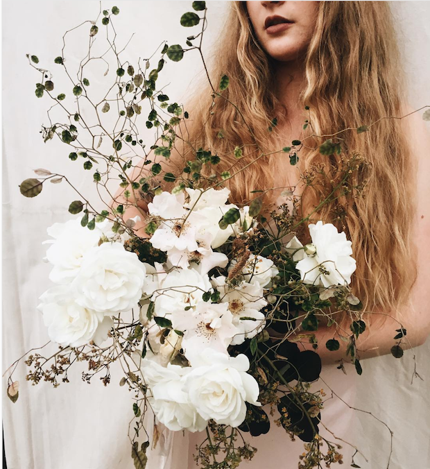 White wedding bouquet