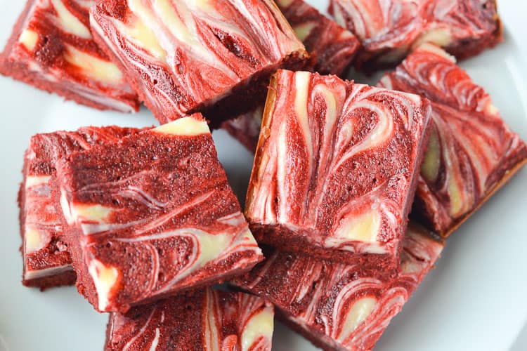 Red Velvet Cheesecake Brownies