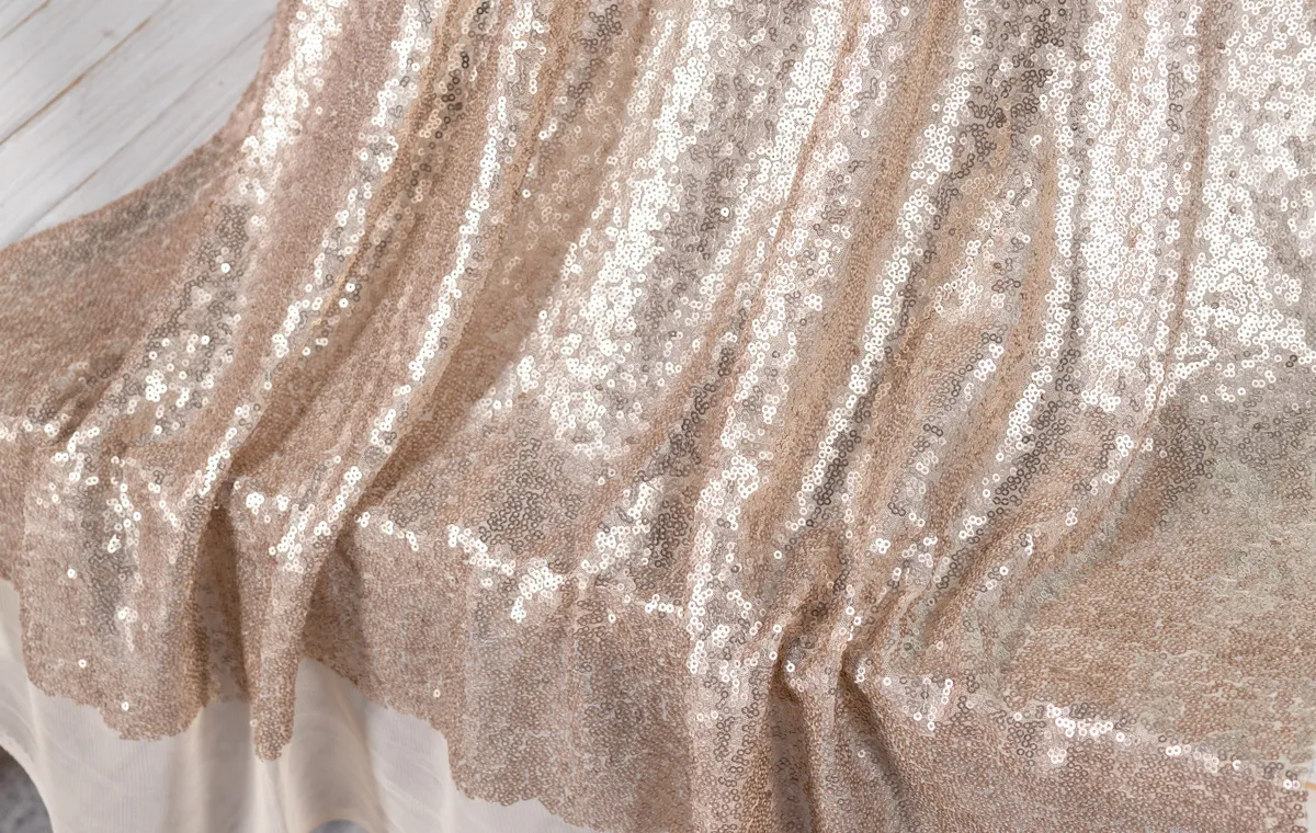 champagne sequin fabrics