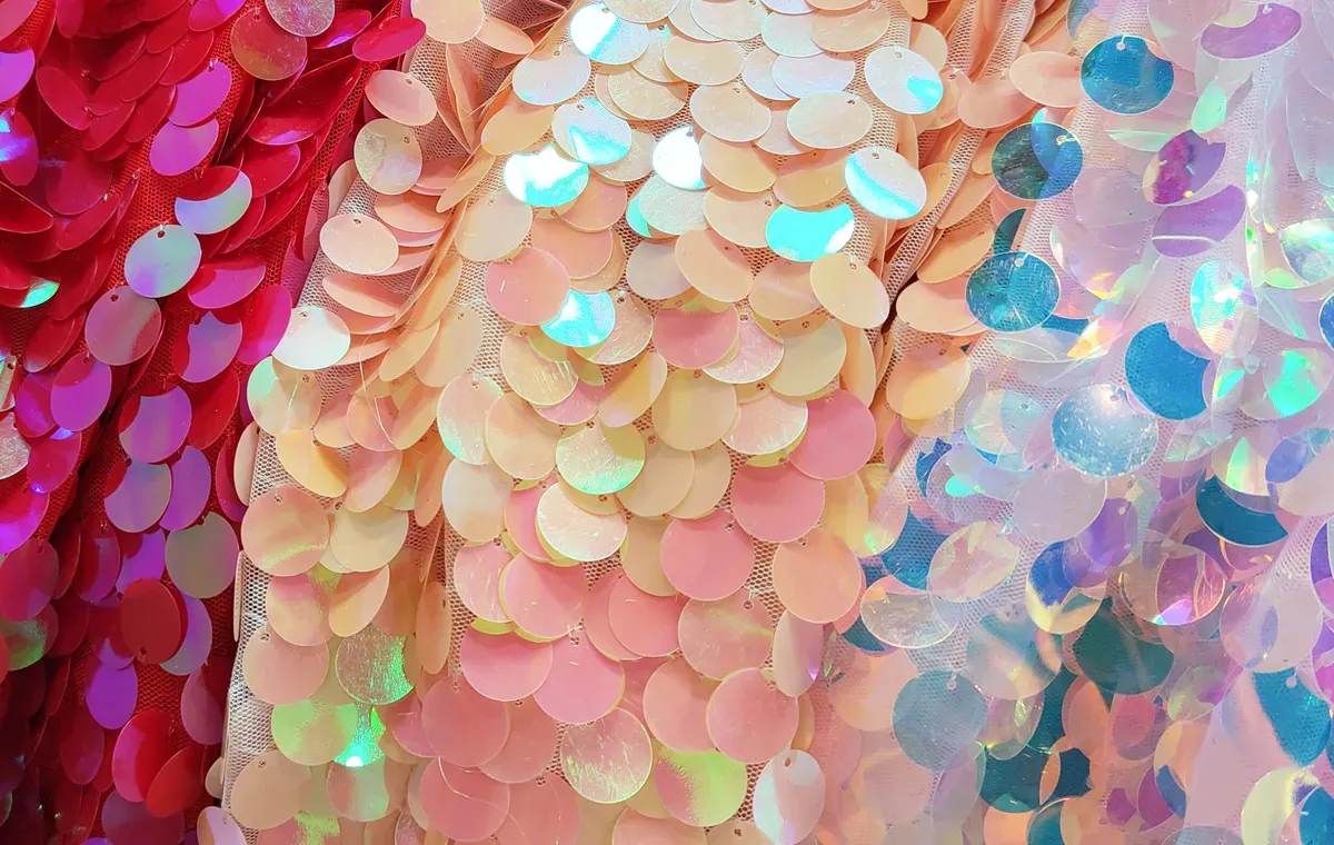 iridescent sequin fabric