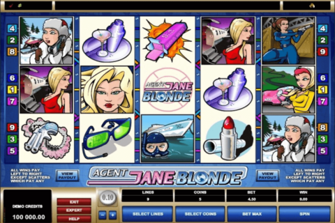 agent jane blonde microgaming