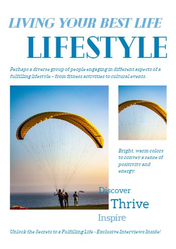 Joyous Life Magazine Template