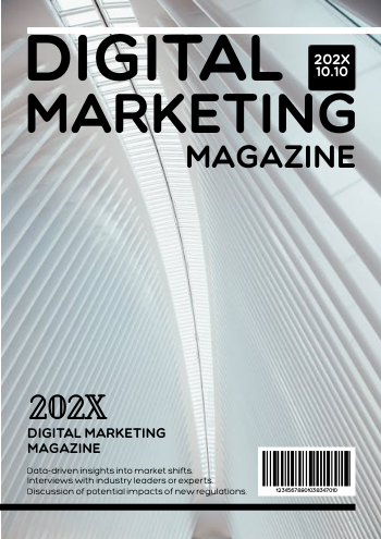 Digital Marketing Magazine Template