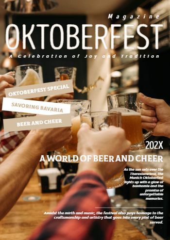 Lively Oktoberfest Magazine Template