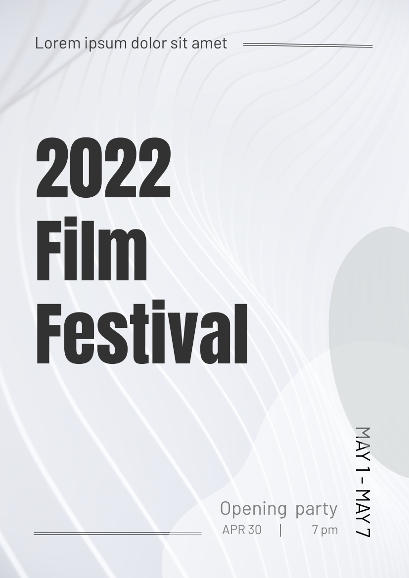 Film Festival Promotion Flyer