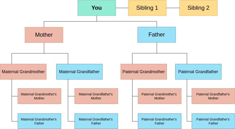 Family Tree Diagram Template Microsoft Word