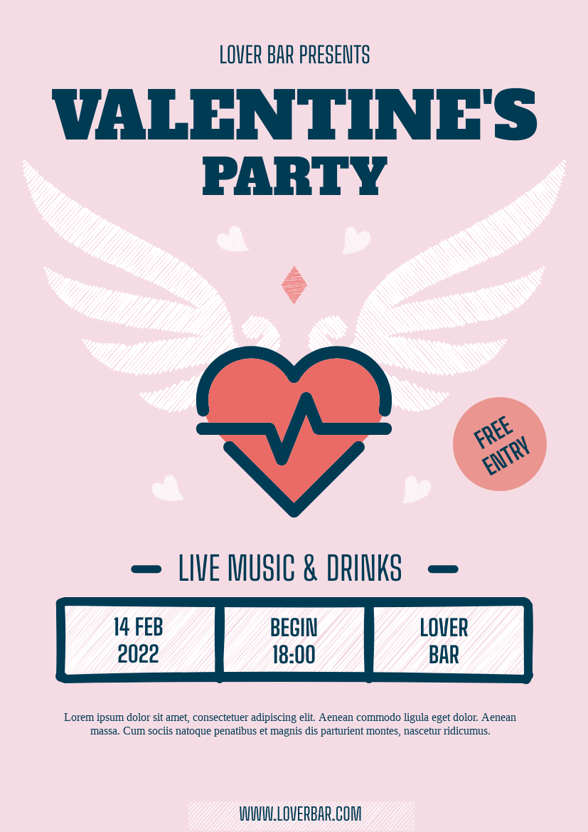 Valentine Party Flyer