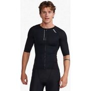 2XU ( �c�[�^�C���Y���[ ) �g���C�X�[�c AERO TRI SLEEVED TOP ( �G�A�� �g���C�X���[�u�g�b�v ) �u���b�N/�z���C�g S