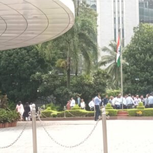 SEBI Protest Outside Company Madhab Puri