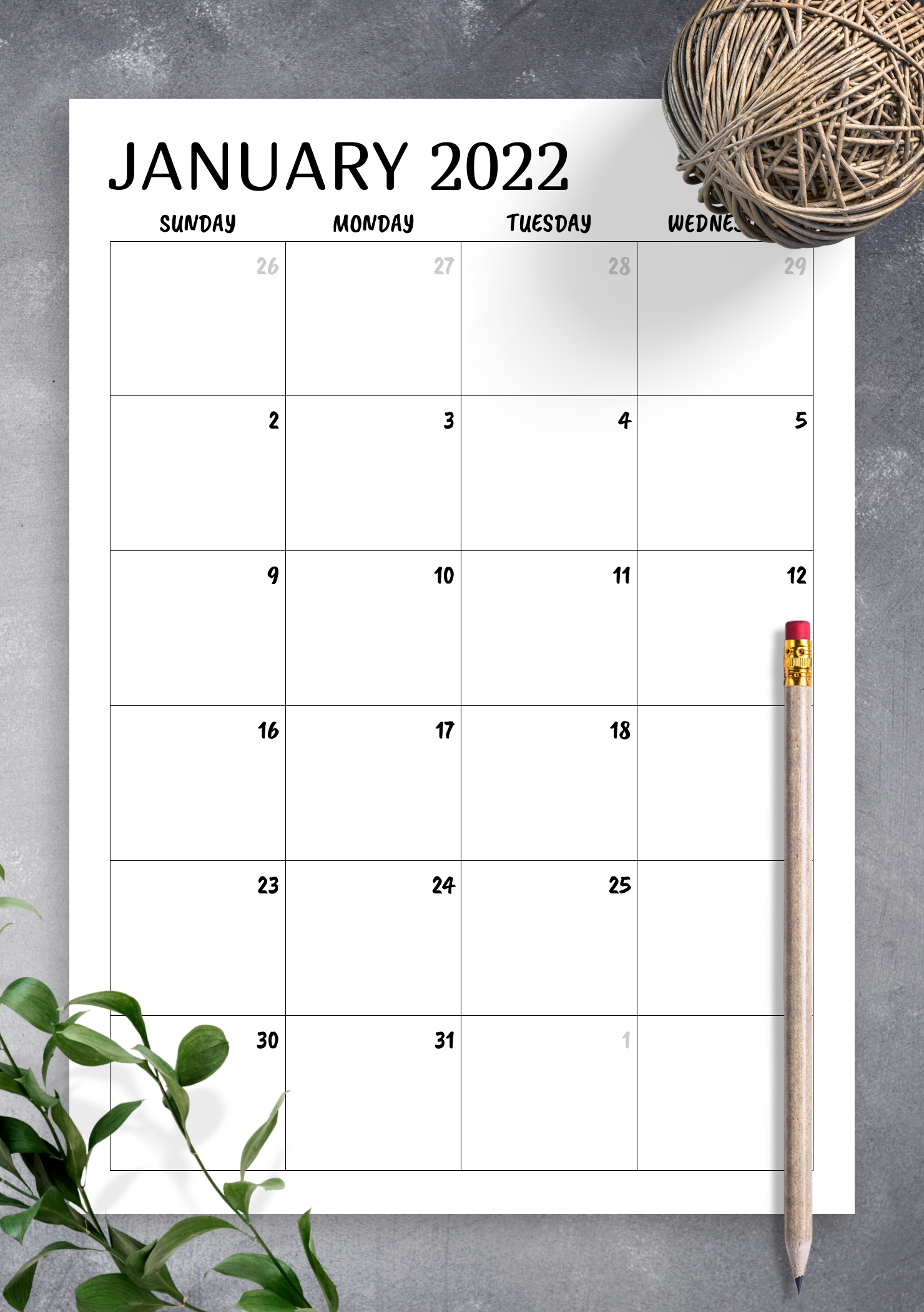 Monthly Planner 2023 Free Download - ZOHAL