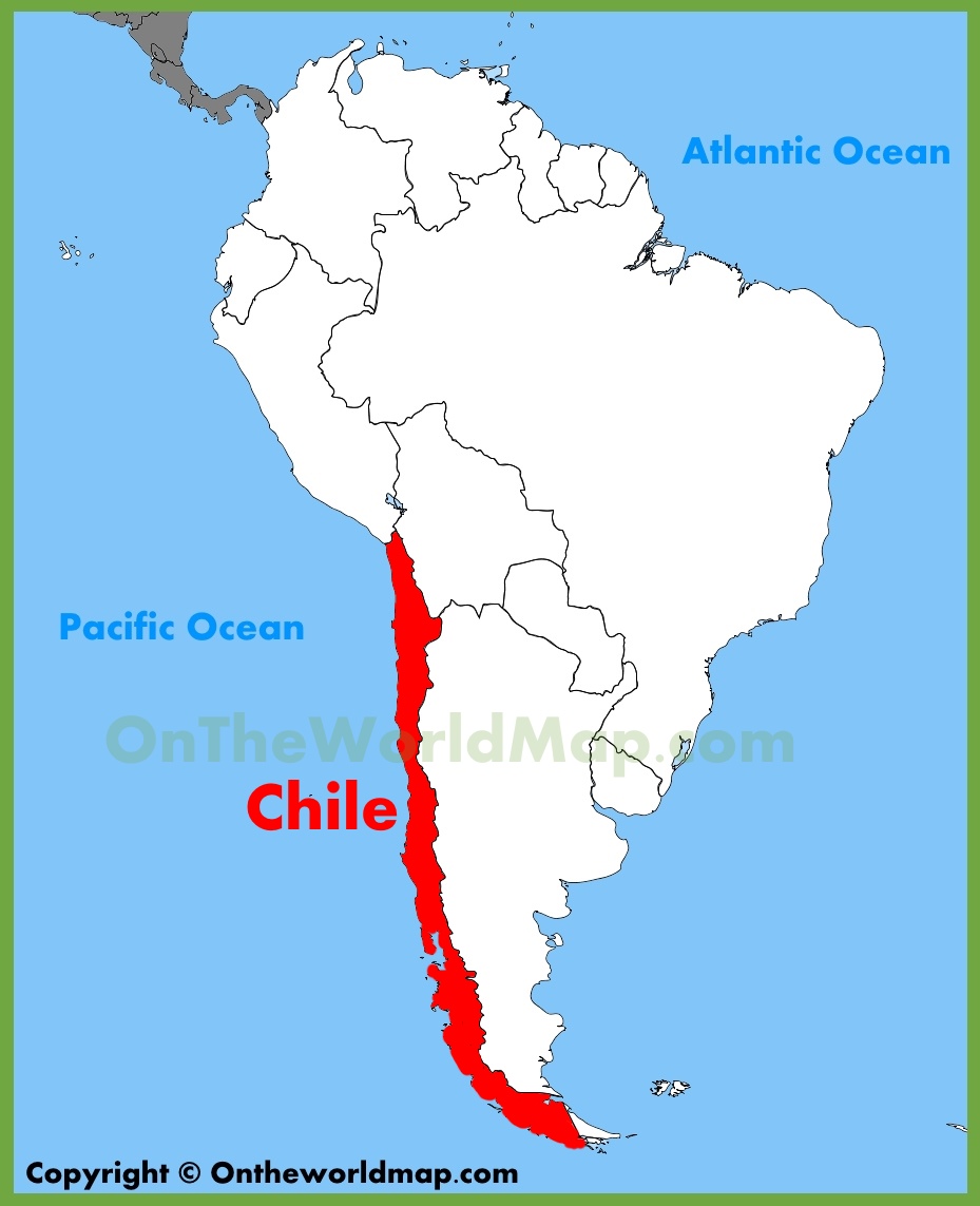 Where Is Chile Located On The World Map - Pooh Ulrika