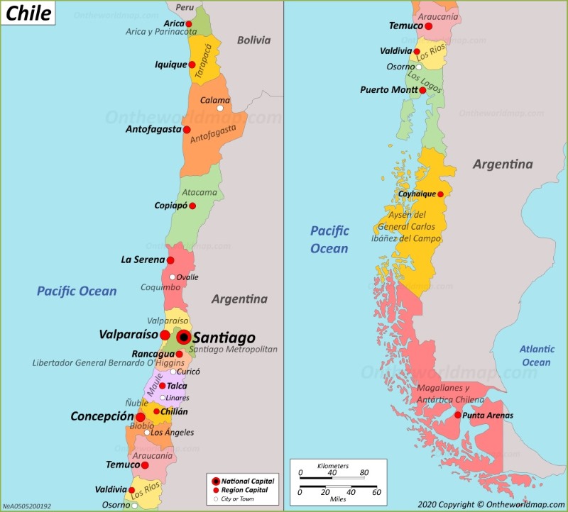 Chile Map | Discover Chile with Detailed Maps