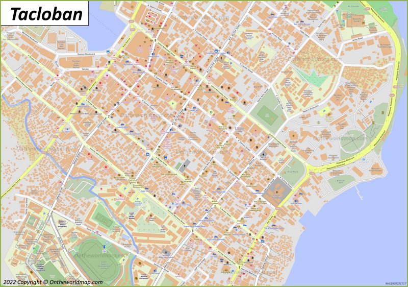 Tacloban Map | Philippines | Detailed Maps of Tacloban