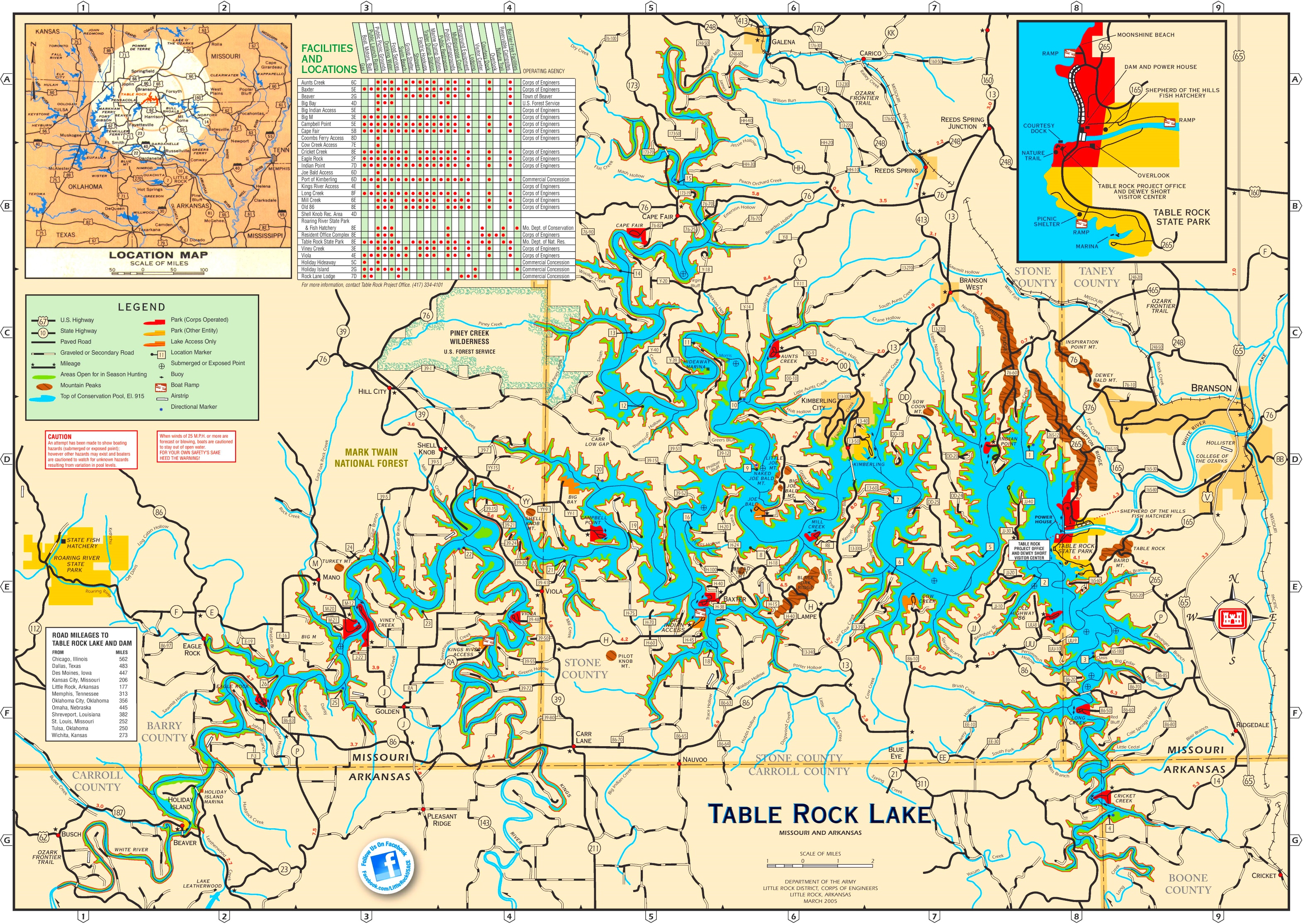 Road Conditions Wisconsin Map Table Rock Lake Map | Hot Sex Picture