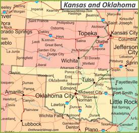 Oklahoma State Maps | USA | Maps of Oklahoma (OK)