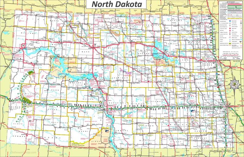 ND State Parks Map