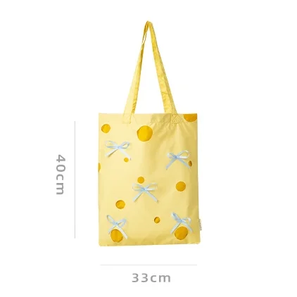 cute daily canvas tote bag for women