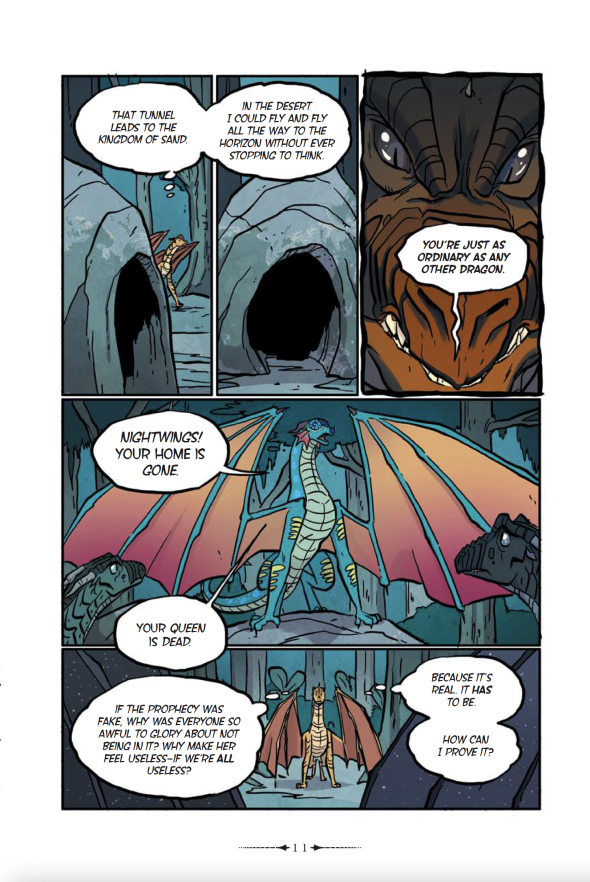 Get a Sneak Peek of Wings of Fire #5: The Brightest Night, the Graphic ...