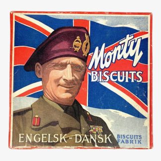 Original WWII British Monty Biscuits carton box