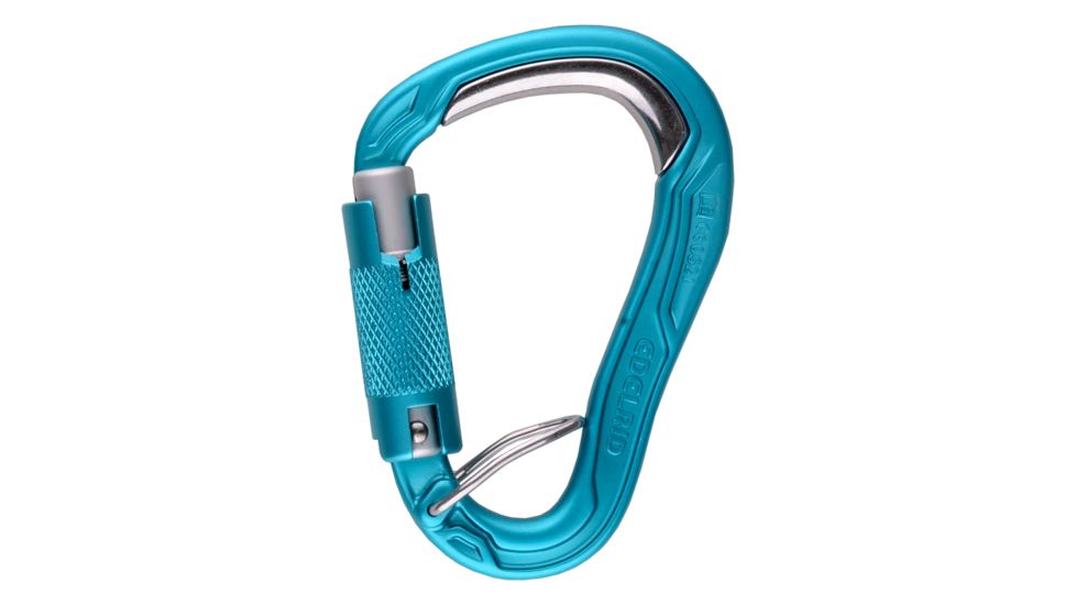 Edelrid HMS Bulletproof Triple FG Carabiner, Icemint, 738150003290