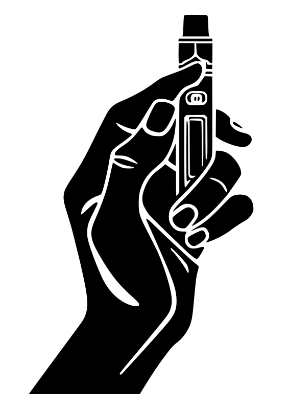 Hand Holding a Vape