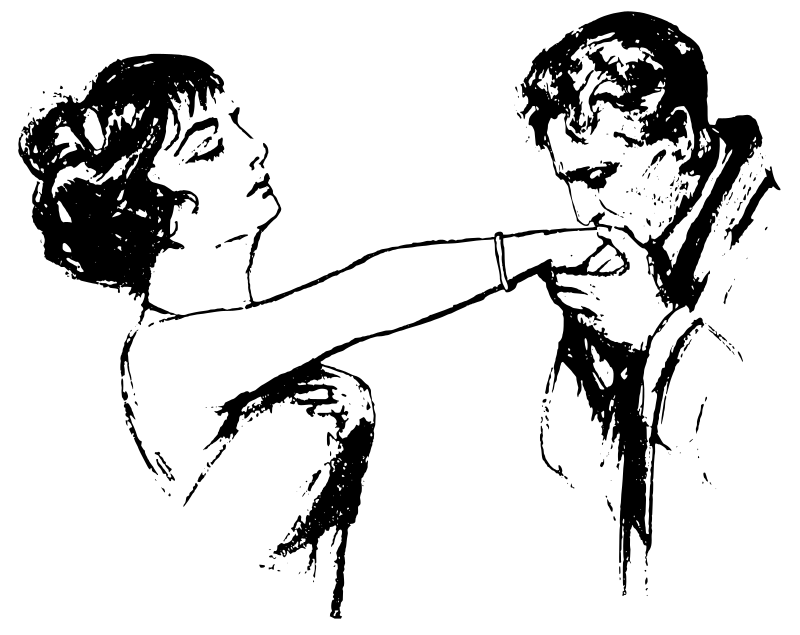 Man Kisses Woman's Hand