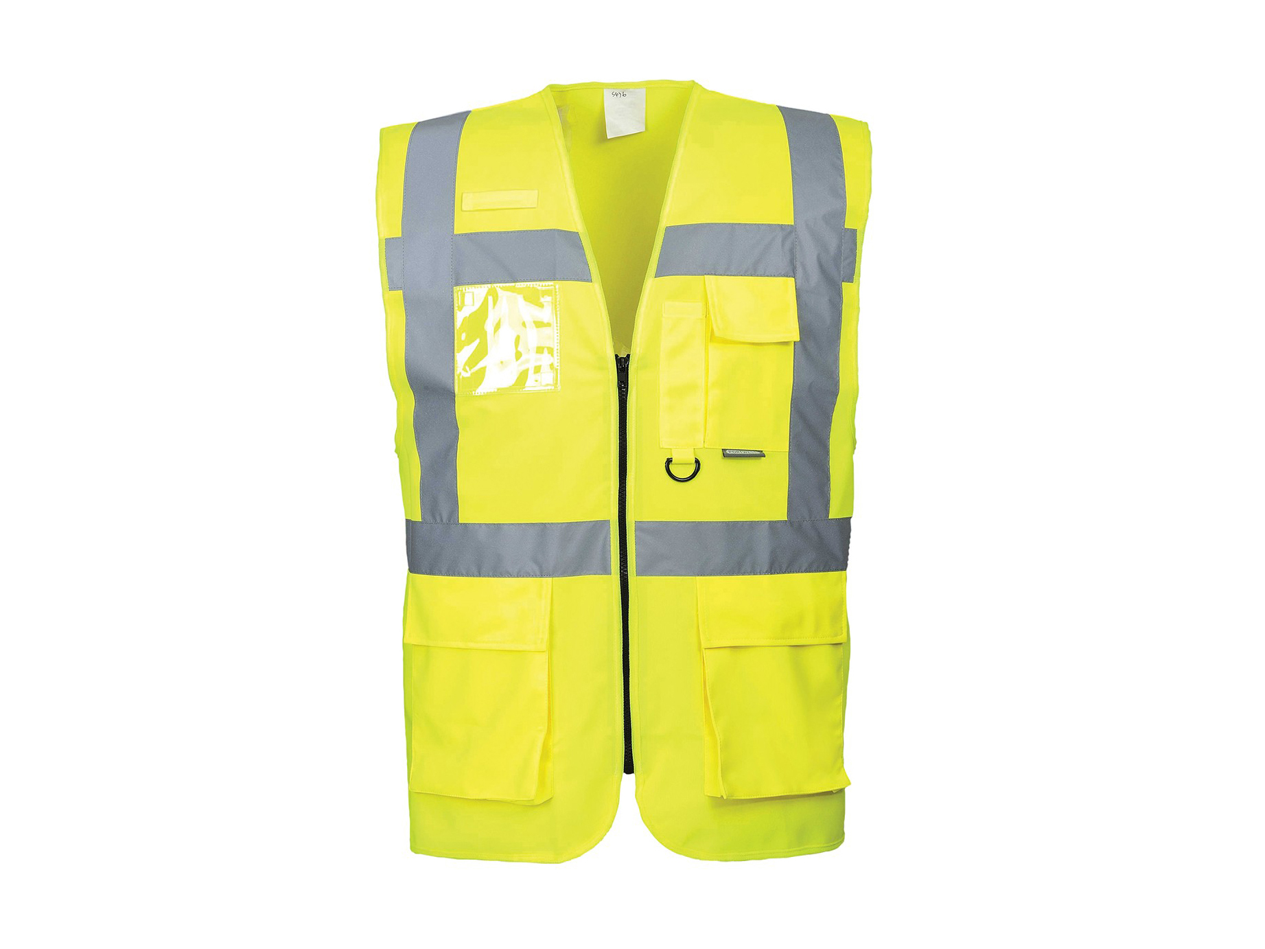 Premium Hi-Vis Yellow Waistcoat