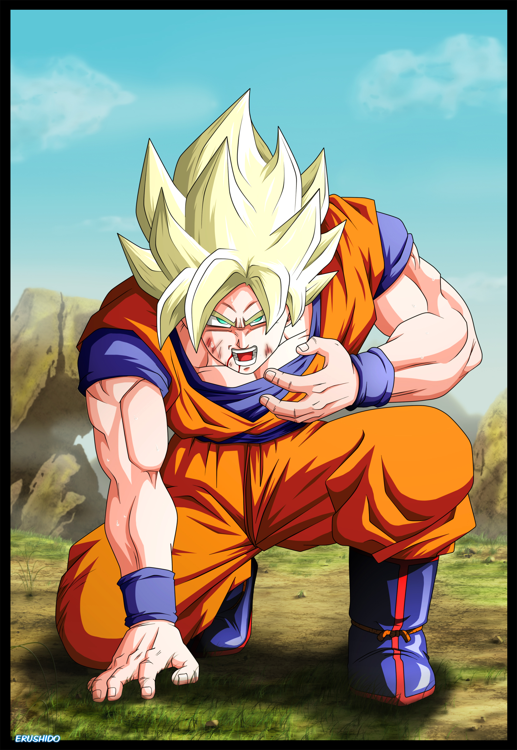 Goku by Erushido on DeviantArt