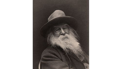 walt whitman gardening hat