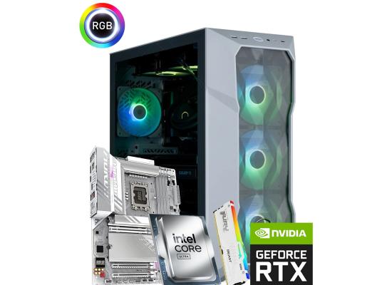 INTEL CORE ULTRA 7 265KF // RTX 4070 Ti Super 12GB // 32GB RAM - High End White Build