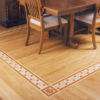 Bellarosa Wood Border & Corner Room Scene | Floor Inlay