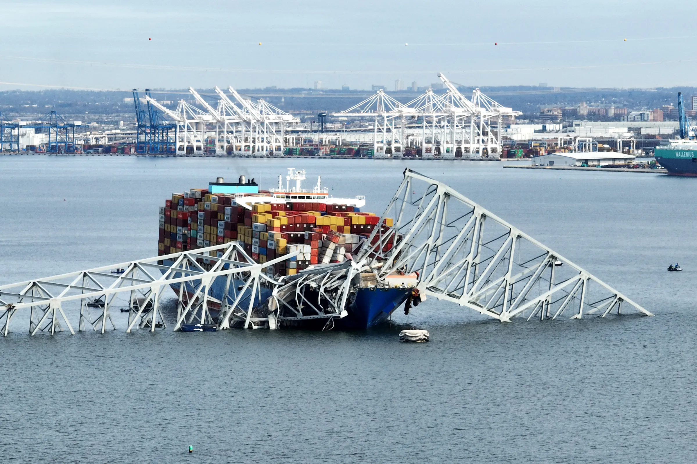 Tragedy Strikes Baltimore Harbor As Bridge Collapses After Ship