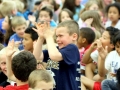 Elementary school assembly highlight in Wyoming, MI