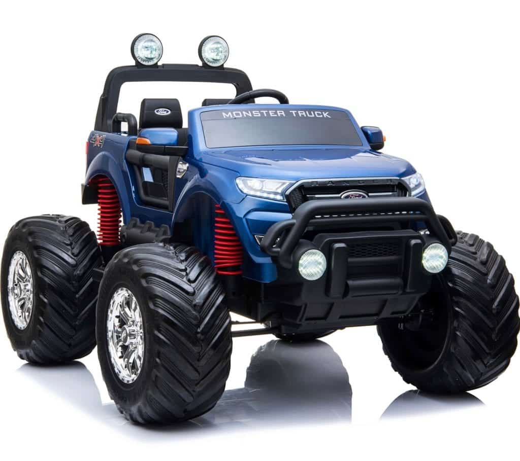 24V Kids Monster Truck Ford Ranger Ride On Kids Electric Car - Metallic ...