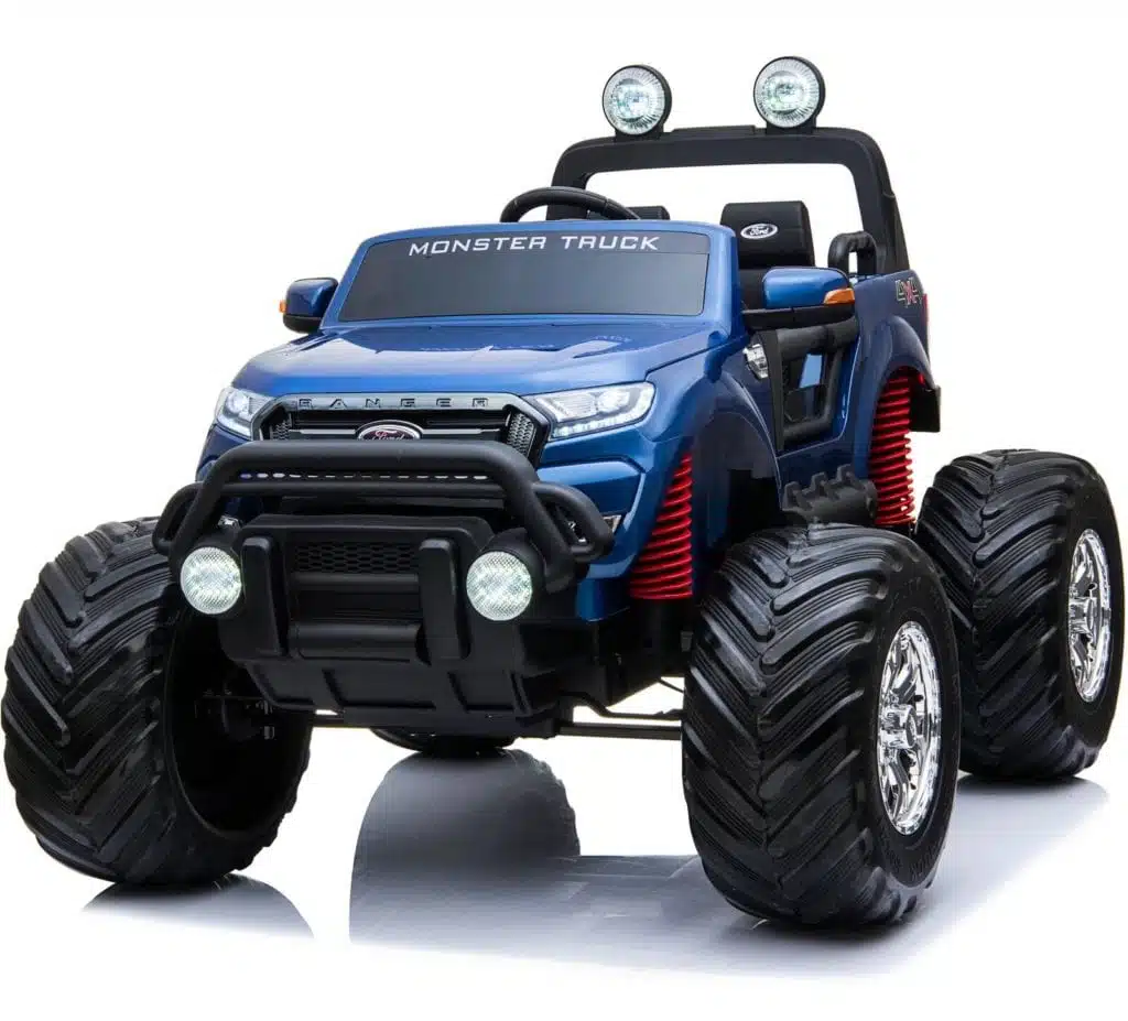 24V Kids Monster Truck Ford Ranger Ride On Kids Electric Car - Metallic ... image.