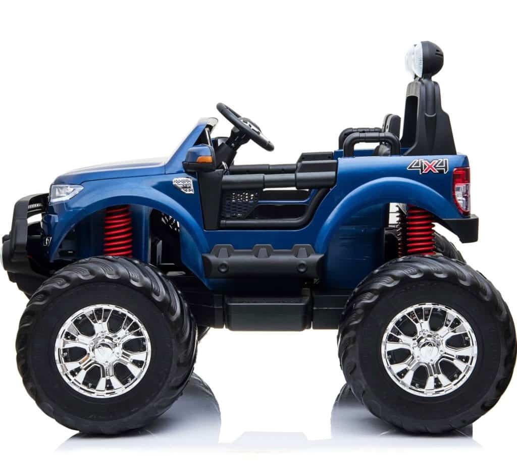 24V Kids Monster Truck Ford Ranger Ride On Kids Electric Car - Metallic ...