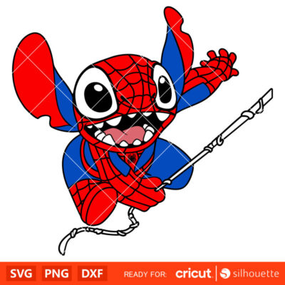 Stitch Spiderman Svg, Super Hero Svg, Marvel Svg, Disney Svg, Cricut ...