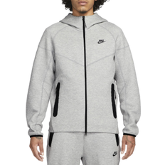 Clothing Nike Men's Sportswear Tech Fleece Windrunner Full Zip Hoodie - Dark Grey Heather/Black