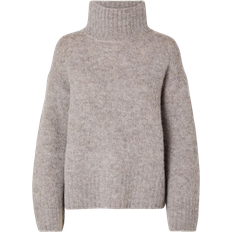 High Neck Pullover - Steel Gray