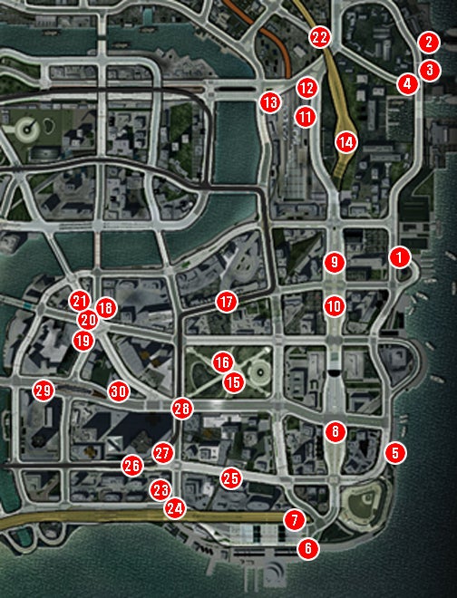 Billboard Locations - Downtown - Burnout Paradise Guide - IGN