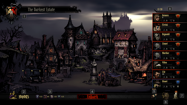 Hud Darkest Dungeon Wiki Guide Ign