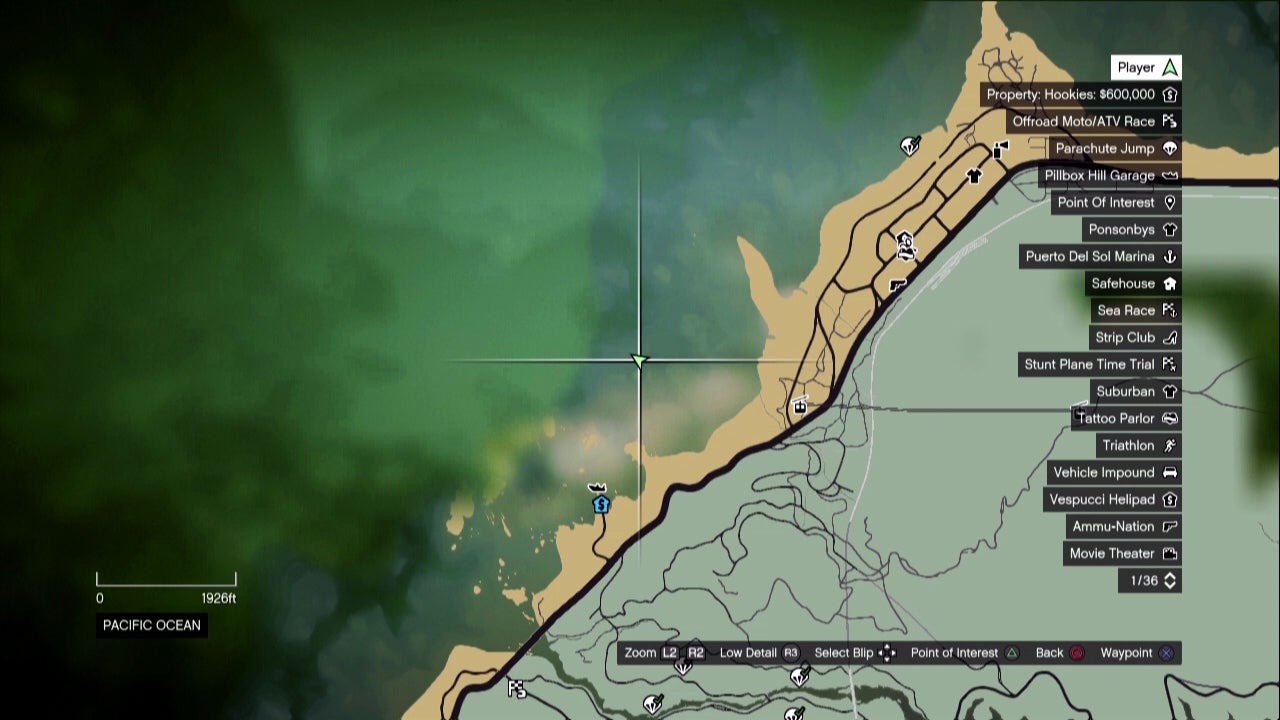 Paleto Bay GTA Map