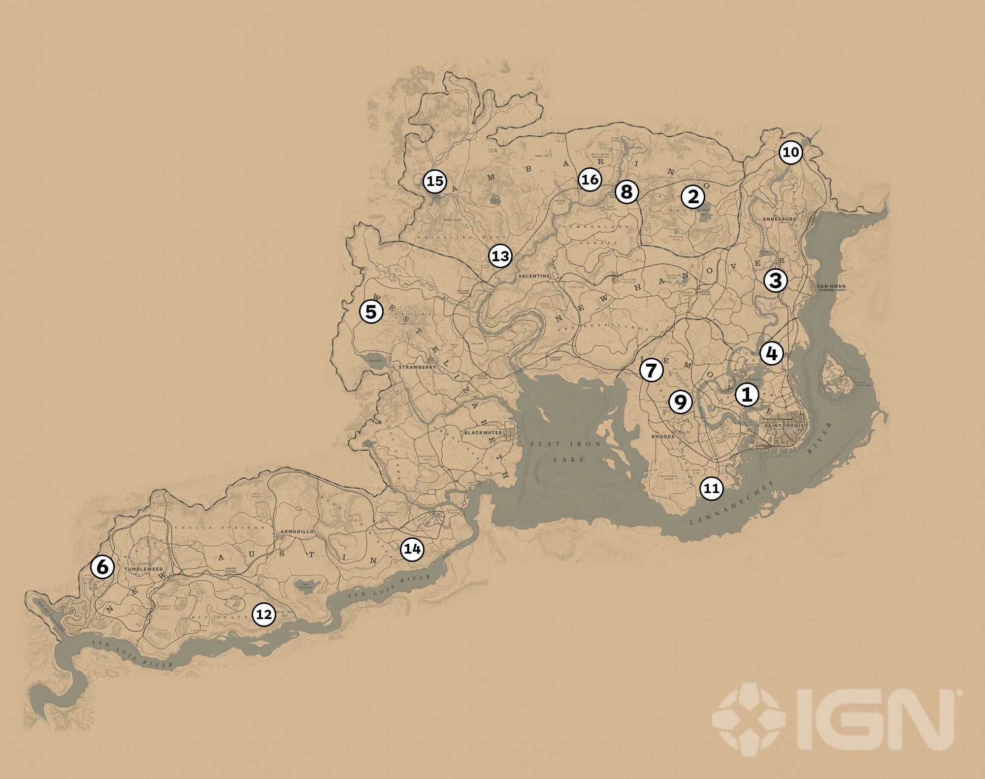 All Legendary Animal Locations Rdr2 Map - Bank2home.com