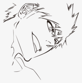 Png Line Art - Anime Character Line Arts Png, Transparent Png - kindpng