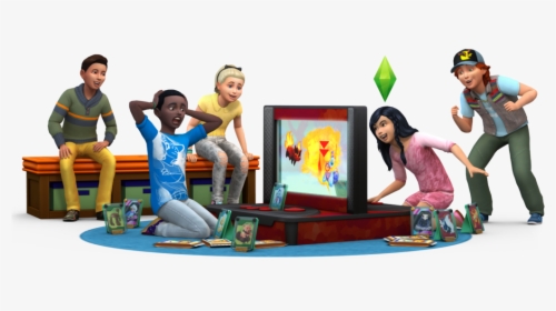 An Image Of Some Kids From The Sims 4 Playing Void - Sims 4 Kids Png ...