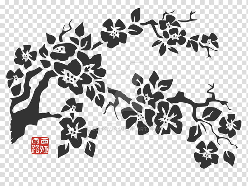 Cherry Tree Clipart Black And White Cars