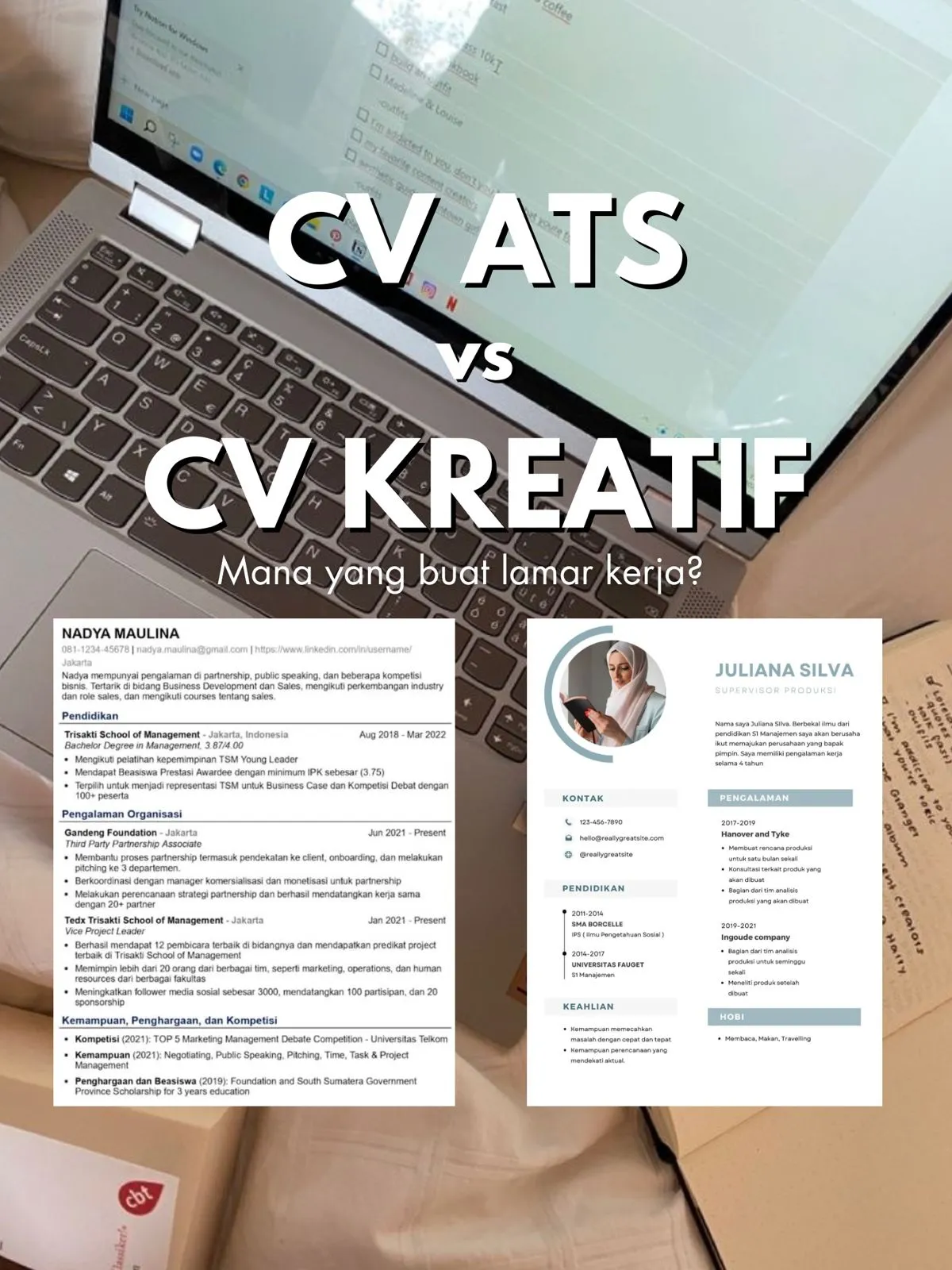 Sudah tau belum perbedaan CV ATS dan CV Kreatif? 🧐 | Galeri diposting ...